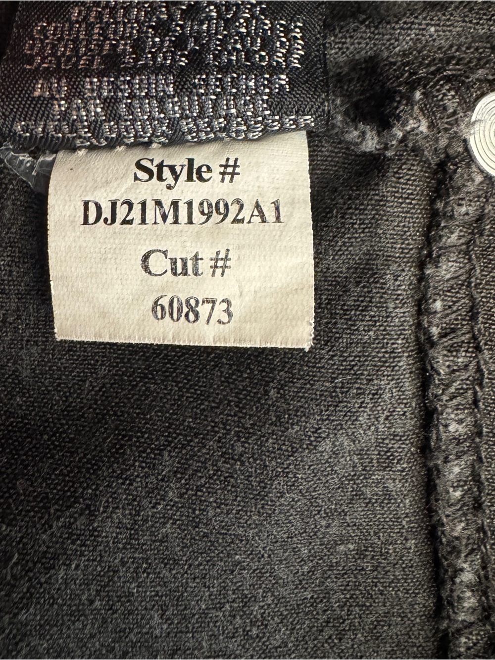 AS Denim Mid Rise Skinny Jeans Washed Black Stretch Size 6 - Picture 6 of 6